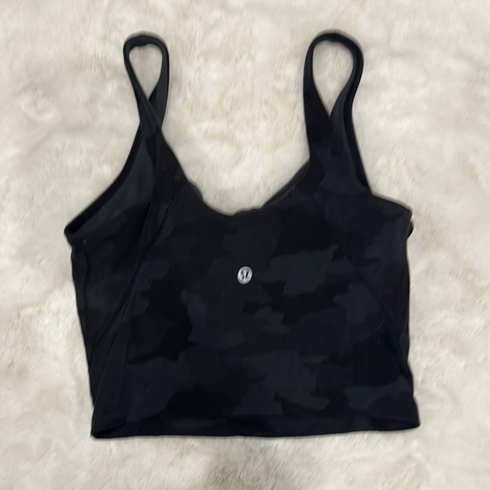 lululemon athletica Black Camouflage Sports Bra